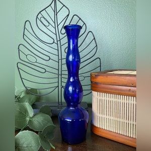 Vintage Cobalt Blue Bud Vase